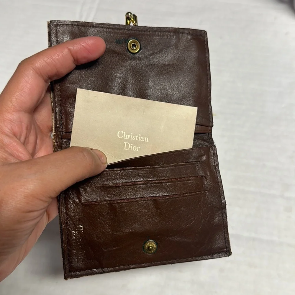 Vintage Christian Dior wallet